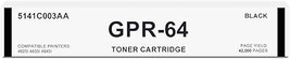 Gpr64 Black Toner Cartridge Compatible For Canon 5141C003Aa Toner For Ca... - £175.79 GBP