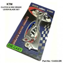 Die-Cast ALLOY CLUTCH &amp; FRONT BRAKE LEVER BLADE SET KTM SX250 EXC250 199... - £18.20 GBP