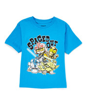 NWOT Star Wars &quot;Spaced Out&quot; Boys Blue Short Sleeve Shirt 4T - $8.99