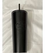 Starbucks Tumbler BLACK Stainless Steel Hot Cold Cup 24oz - €12,86 EUR
