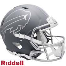 Buffalo Bills Helmet Riddell Authentic Full Size Speed Style Slate Alternate - $372.99