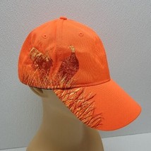 Head Shots KC Caps Neon Orange Pheasant Turkey Hunting Hat Adjustable Ca... - £10.54 GBP