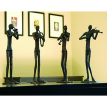 SPI Brass Jazzy Quartet Set of 4 Statues - £168.21 GBP
