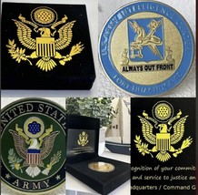 Us Army Challenge Coin Fort Huacuca Az Us Army Intelligence Center Usa Amy - $23.86