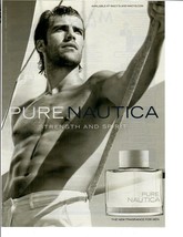 2010 Print Ad Pure Nautica Cologne Strength Spirit Fragrance For Men Sex... - £10.03 GBP