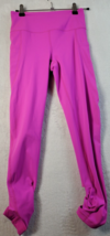 Free People Activewear Leggings Womens Size XS Pink Nylon Elastic Waist ... - $17.58