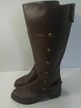 Fashion Bug Women’s Size 7 Trendy Boot Side Zip Mid Calf Embellished - $16.82