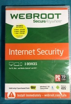 Webroot Internet Security plus 2024 / 3 Devices 1 Year Mac -PC  - £9.69 GBP