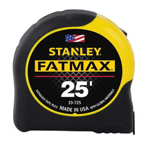 Stanley 33-725 25' x 1-1/4" FatMax Tape Rule Reinforced with Blade Armor Coating - $69.15