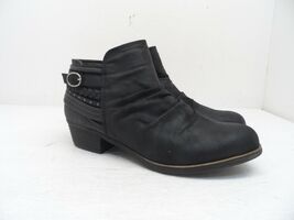 Rampage Women's Tyra Boot Black Fabric Size 6M - $21.37
