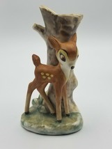 Walt Disney Hummel Goebel Figurine Bambi Vase 1950 Kitschy Sticker Germany WDP - £83.33 GBP
