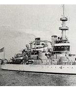 Battleship Massachusetts Victorian 1898 Print Cuba&#39;s Freedom Spanish War... - $550.13 MXN