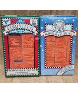Set of 2 1990s VTG Daisy Kingdom Christmas Foam Rubber Stamp Art Sets - $892.31 MXN