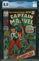 Captain Marvel # 20...CGC Universal 8.0 VF grade..1970 comic book--cc - $83.00