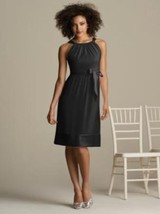 After Six 6579....Special Occasion, Halter, Cocktail Dress...Black...Size 4..NWT - £21.61 GBP