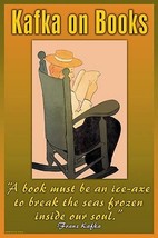 Kafka on Books by Wilbur Pierce - Art Print - £17.25 GBP+