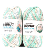 (2 Count) Bernat Handicrafter Scrub Off 74009 Rain Drops 100% Cotton Yar... - $565.28 MXN