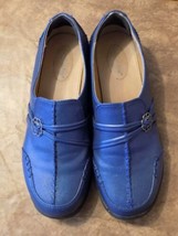 Blue ComfortView Mandmade Leather Ladies Shoes 12m - $29.70