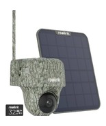Reolink Go Ranger PT 4K &amp; Solar Panel 2 - 4G LTE Wireless Cellular Camera - £146.39 GBP