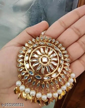 Kundan Tikka Matha TIkka Shish Tikka Head Jewelry Set Wholesale Gold Plated - £11.92 GBP