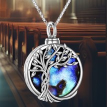 Tree of Life Cremation Jewelry Gift for Women Mom Tree Jewelry Gifts for Her - £93.95 GBP