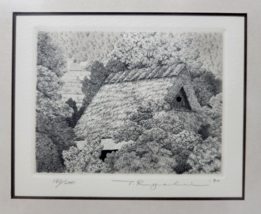 Tanaka Ryohei Yaze In May Original Etching 1980 Signed Numbered 140/200 Framed - £528.02 GBP