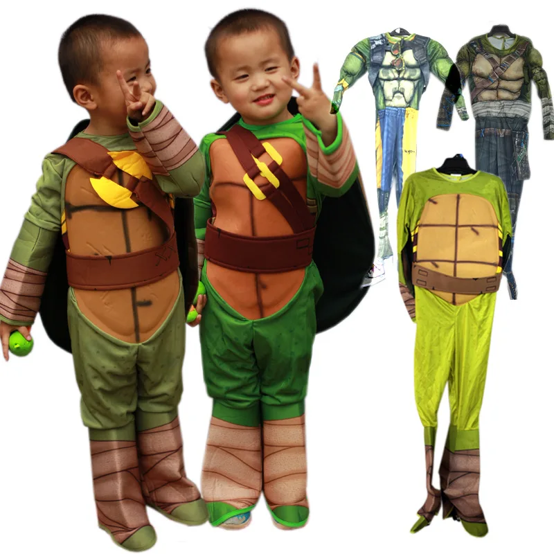 Anime Halloween Children&#39;s Costume Cosplay Clothes Ninja Turtle Japanese Anime - £19.51 GBP+