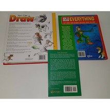 3 Learn to Draw Books Dinosaurs Pets Animals Cartoon Characters Cars Insects - £13.42 GBP