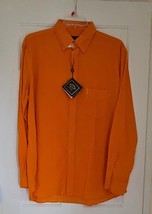 Paul &amp; Shark YACHTING Men&#39;s Cotton, Corduroy,  Orange Color L/S Shirt, S... - £98.28 GBP