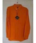 Paul &amp; Shark YACHTING Men&#39;s Cotton, Corduroy,  Orange Color L/S Shirt, S... - £98.28 GBP