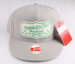 Mitchell &amp; Ness Fußball Philadelphia, Pa Est. 1904 Nostalgia Co. Hut Gra... - $410.25 MXN