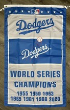 Los Angeles Dodgers World Series Championship Flag 3x5 ft Banner Man-Cav... - $17.99