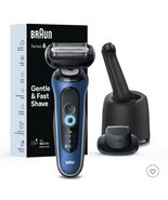 Braun Series 6-6172cc Rechargeable Wet &amp; Dry Shaver Smart Care Center - $1,131.63 MXN