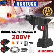 Cordless Electric High Pressure Water Spray Car Gun Portable Washer Cleaner - £54.34 GBP