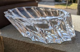 COLLE Italy Solid CRYSTAL Nut TRAY BONBON DISH Snack Bowl Slanted MCM - £30.54 GBP
