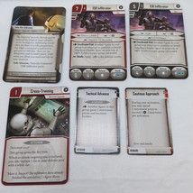 (6) Star Wars Imperial Assault ISB Infiltrators Villain Pack Cards - $13.87 CAD