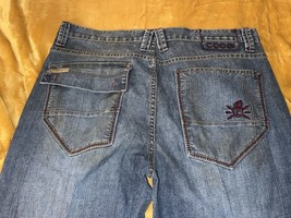Vintage Mens Coogi Navy Jeans Embroidered Pockets Logo Size 36x34” - £23.94 GBP