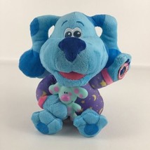 Nickelodeon Blue's Clues Bedtime Blue Plush Stuffed Animal 9" Toy Musical Lights - £15.42 GBP