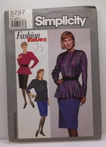 Simplicity 9297 Sewing Pattern Women&#39;s Sz A 8-18 - £14.88 GBP