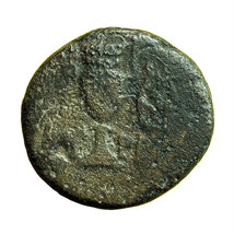 Ancient Greek Coin Myrina Aeolis AE15mm Apollo / Amphora 01840 - £16.91 GBP