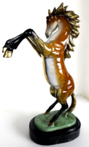 Bronze Stallions Sculpture Hand Painted Marius Narbutaitis #11/100 LTD Edition - £224.99 GBP