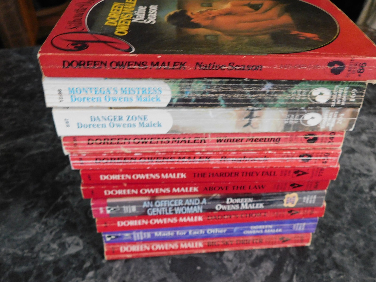 Silhouette Doreen Owens Malek lot of 11 Contemporary Romance Paperbacks - $21.99