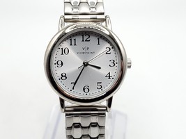 View Point By Timex Watch Women New Battery Silver Tone 28mm Expandable ... - $22.00