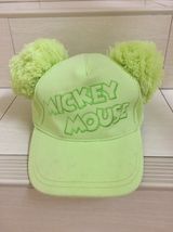 Tokyo Disney Resort Mickey Mouse Pompom Cap. Light Green Color. - £31.89 GBP
