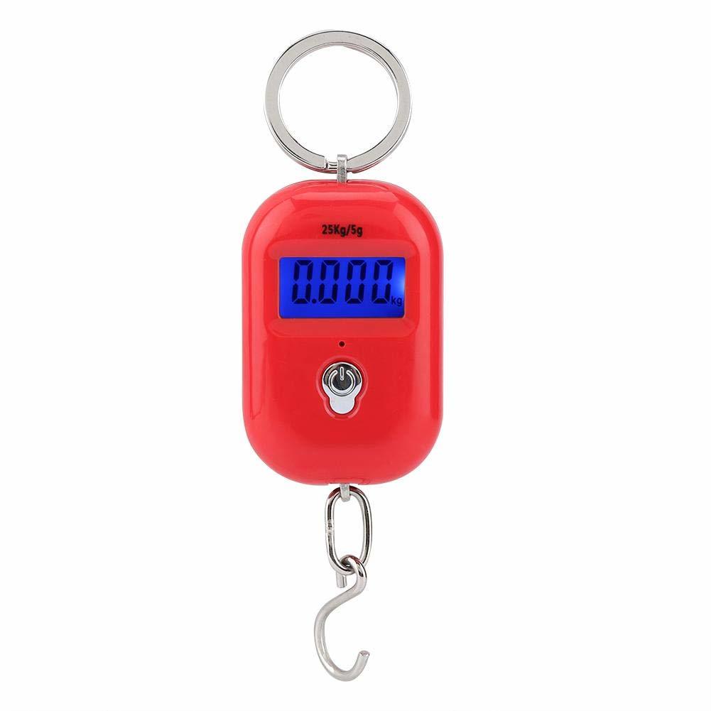 Mini Electronic Scale, Fish Weighing Scales Red Portable 25Kg/5G Hanging... - $31.93