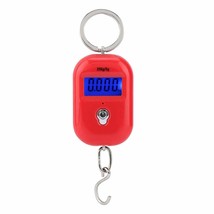 Mini Electronic Scale, Fish Weighing Scales Red Portable 25Kg/5G Hanging Scale - £20.91 GBP