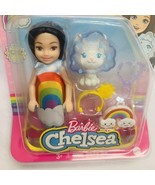 Rainbow Chelsea with Black Hair Barbie W/ Pet - £12.50 GBP