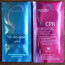 Malibu CPR Color Stain Remover UnDoGoo Shampoo and Cap Fix Hair Prep Bundle NEW - £13.38 GBP