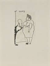 &quot;Le Gout du Bonheur-29.9.64.II&quot; Par Pablo Picasso Lithographie 12 3/4&quot;x10&quot; - £191.36 GBP