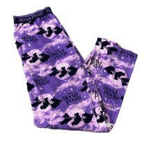 Disney Hocus Pocus Pajama Pants Sz M (8-10) Purple Fleece Halloween Soft... - $13.88